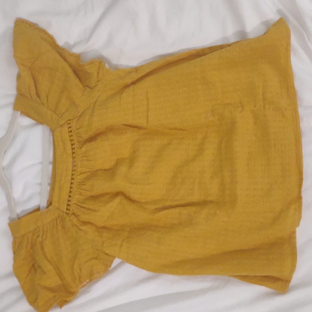 Mustard colored blouse(kids)